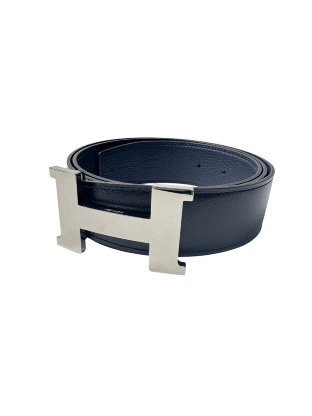 Hermes Constance Belt Black